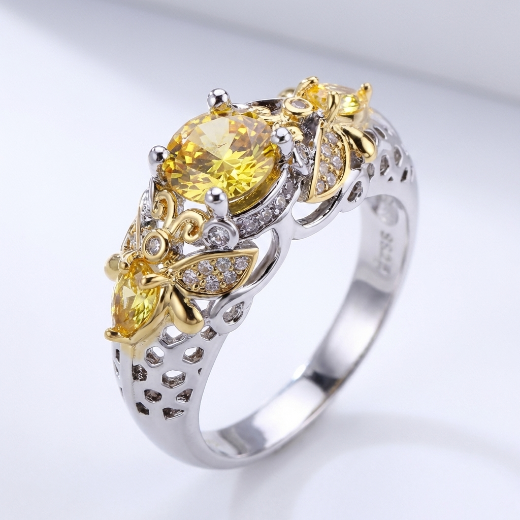 Gold Blossom Crown Ring by Rose & Oliver - product image 1